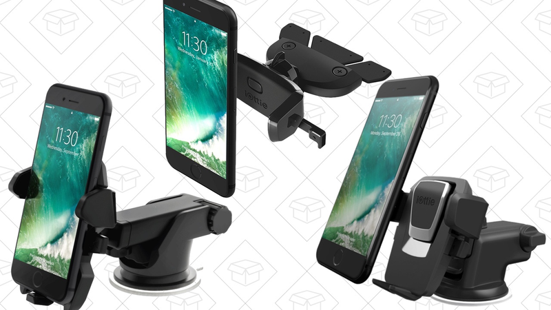 iOttie One Touch 3 Car Mount | $16 | Amazon iOttie One Touch 2 Car Mount | $13 | AmazoniOttie One Touch Mini CD Slot Car Mount | $13 | Amazon